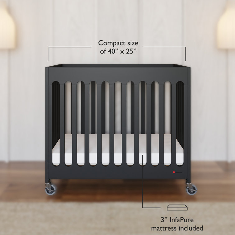 Foldable mini clearance crib